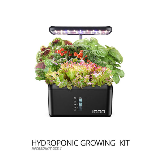 INCREDIKIT iDOO Hydroponic Growing System I Gardening and Sustainable Living