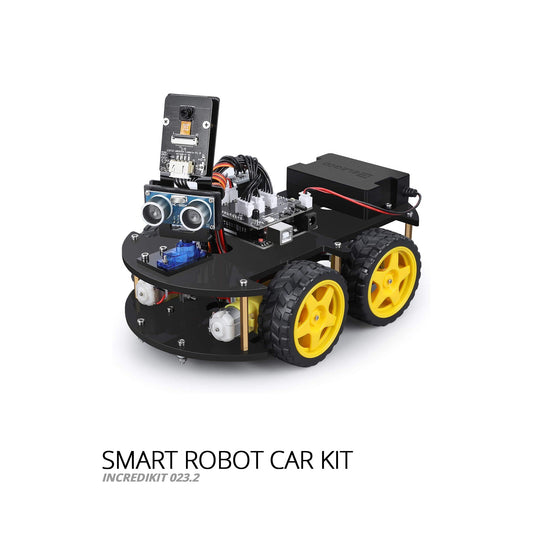 INCREDIKIT Smart Robot Car Kit I Learn How To Program I Perfect for Kids, Teens and Adults