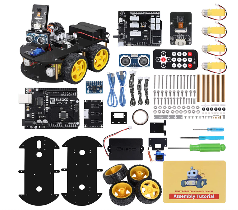 INCREDIKIT Smart Robot Car Kit I Learn How To Program I Perfect for Kids, Teens and Adults